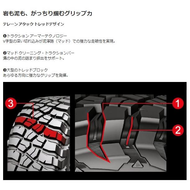 ゆう マッドテレーン BFG マッドテレーンT/A KM3 37X13.50R17LT 121Q