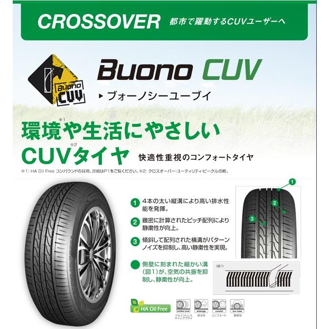 ルッチーニ ヴォーノCUV 265/65R17 112H 4本SETで￥68,000 全国送料無料！！ LUCCINI BuonoCUVの画像