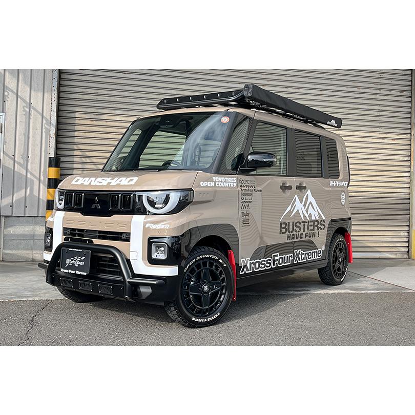MLJ  XTREME-J QUAD エクストリームJ クアッド 12X4.00B 4H/100 +43 4本SETで￥54,160 送料無料！！ サテンブラックの画像