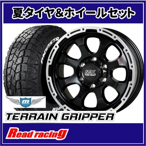 マッドクロス GRACE　17X8.0J　6H/139.7　+20　MONSTA テレーングリッパー A/T　265/70R17　115T　4本SETで送料無料！！