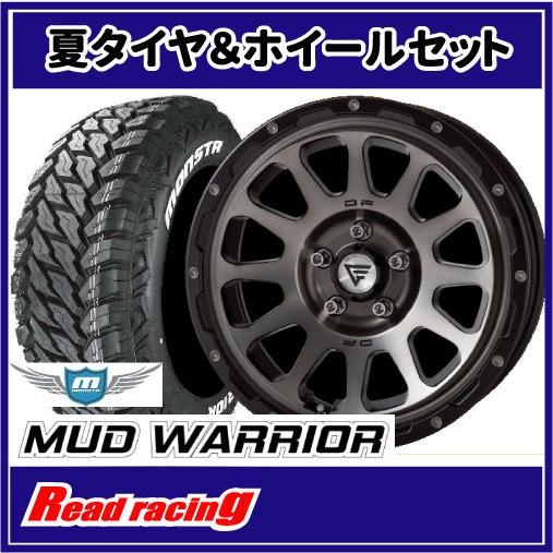 デルタフォース OVAL 16X7.0J 5H/114.3 +42 MONSTA マッドウォーリア M/T LT235/70R16 104/101Q 4本SETで￥220,800 全国送料無料！！
