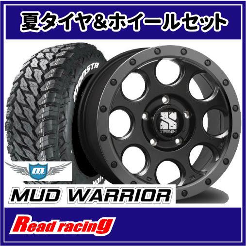 エクストリームJ XJ03　18X8.0J　5H/127　+50　MONSTA マッドウォーリア M/T　LT265/60R18　119/116Q　4本SETで送料無料！！