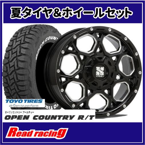 OPEN COUNTRY - エクストリームJ XJ06 16X7.0J 5H/100・114.3 +42 トゥーヨー 開けはなしカントリー R/T 235/70R16 106Q 4本SETで￥163,600 全国貨物輸送無料！！