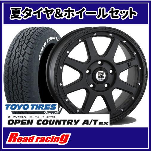 お引取決定】XTREME-J BK 17x7.5+38 5-114.3 OPEN COUNTRY R/T 225/65R17