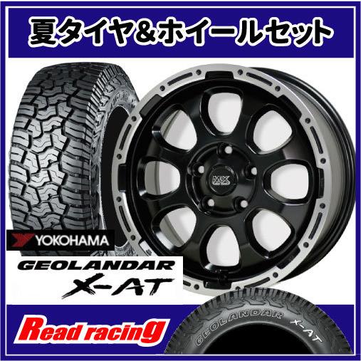 マッドクロス GRACE　16X7.0J　5H/114.3　+38　ヨコハマ ジオランダー X-AT G016　LT235/70R16　104/101Q　4本SETで送料無料！！