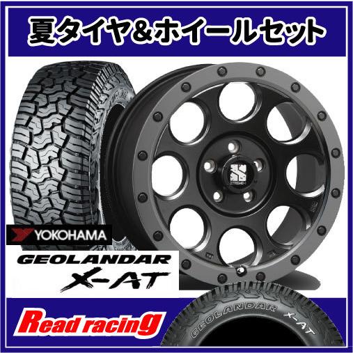 エクストリームJ XJ03　16X7.0J　5H/114.3　+35　ヨコハマ ジオランダー X-AT G016　LT235/70R16　104/101Q　4本SETで送料無料！！