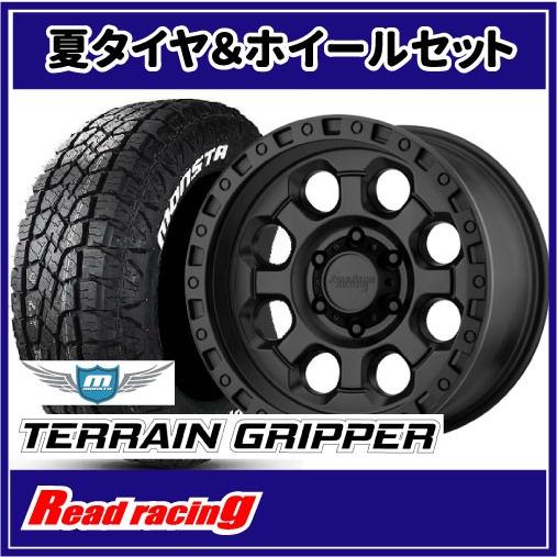 American Racing AR201　18X9.0J　5H/127　+35　MONSTA テレーングリッパー A/T　285/60R18　116T　4本SETで送料無料！！