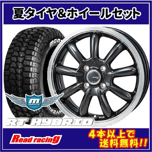 MONSTA TYRES JPスタイル BANY 14X4.5J 4H/100 +45 モンスタ RT