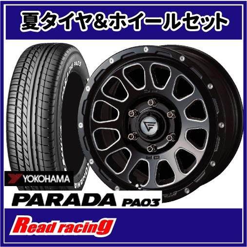 デルタフォース OVAL　16X7.0J　6H/139.7　+38　ヨコハマ パラダ PA03　215/65R16C　109/107S　4本SETで送料無料！！