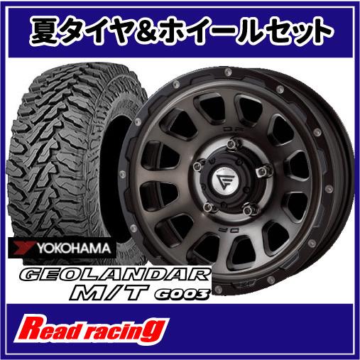 デルタフォース OVAL　16X6.0J　5H/139.7　-5　ヨコハマ ジオランダー M/T G003　6.50R16　LT 97/93Q　4本SETで送料無料！！