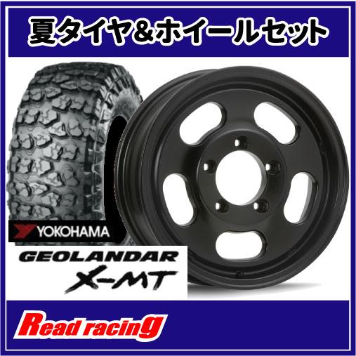 エクストリームJ D:SLOT　16X5.5J　5H/139.7　±0　ヨコハマ ジオランダー X-M/T G005　7.00R16C　108/106N　4本SETで送料無料！！