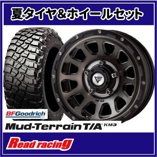 デルタフォース OVAL 16X6.0J 5H/139.7 -5 BFG マッドテレーン T/A KM3 LT225/75R16 115/112Q 4本SETで￥268,400 全国送料無料！！