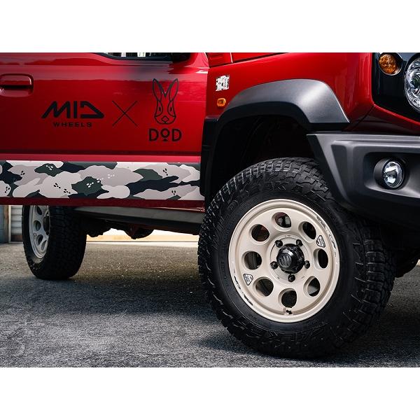 MID X DOD ウシャリン　16X6.0J　5H/139.7　-5　ヨコハマ ジオランダー M/T G003　195R16C　104/102Q　4本SETで送料無料！！_3