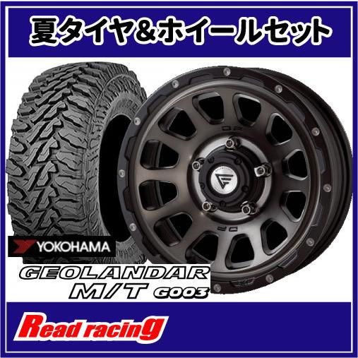 デルタフォース OVAL　16X6.0J　5H/139.7　-5　ヨコハマ ジオランダー M/T G003　195R16C　104/102Q　4本SETで送料無料！！