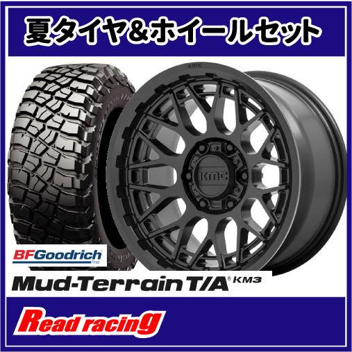 マッドテレーン - KMC KM722 TECHNIK 17X8.5J 6H/139.7 +18 BFG T/A KM3 LT265/70R17 121/118Q 4本SETで￥364,800 全国貨物輸送無料！！ 自動車-車、バイク、自転車-夏タイヤ、ホイールセット