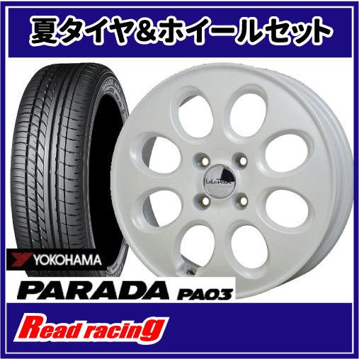 PARADA PA03 ララパーム Oval 14X4.5J 4H/100 +45 ヨコハマ パラダ 