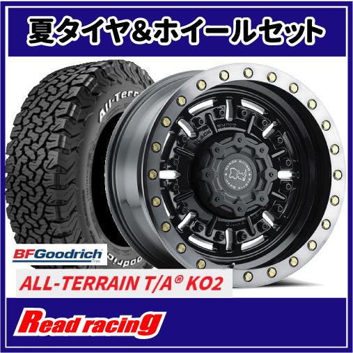 BLACK RHINO ABRAMS　17X8.5J　6H/139.7　±0　BFG オールテレーン T/A KO2　LT265/70R17　121/118S　4本SETで￥334,000 全国送料無料！！