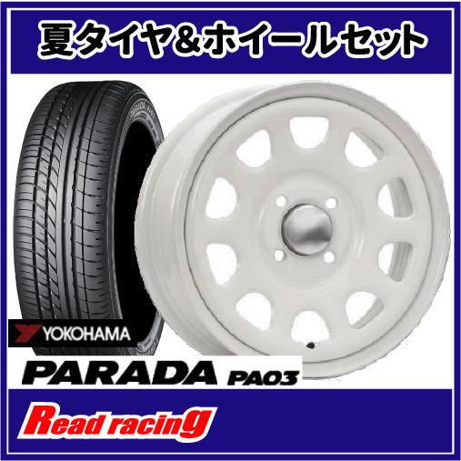 PARADA PA03 MLJ デイトナSS 14X5.0J 4H/100 +42 ヨコハマ パラダ PA03