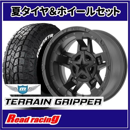 KMC XD XD827 ROCKSTAR III 17X8.0J 5H/114.3・127 +35 MONSTA テレーングリッパー A/T 265/70R17 115T 4本SETで￥248,800 全国送料無料！！