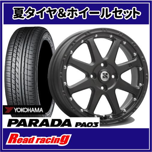 PARADA PA03 エクストリームJ 14X4.5J 4H/100 +43 ヨコハマ パラダ