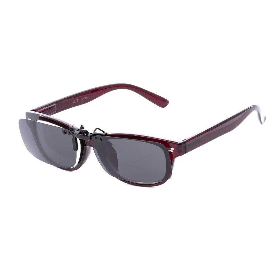 MIDI 様々なメガネにクリップオン 紫外線99.9%カット クリップ式 偏光