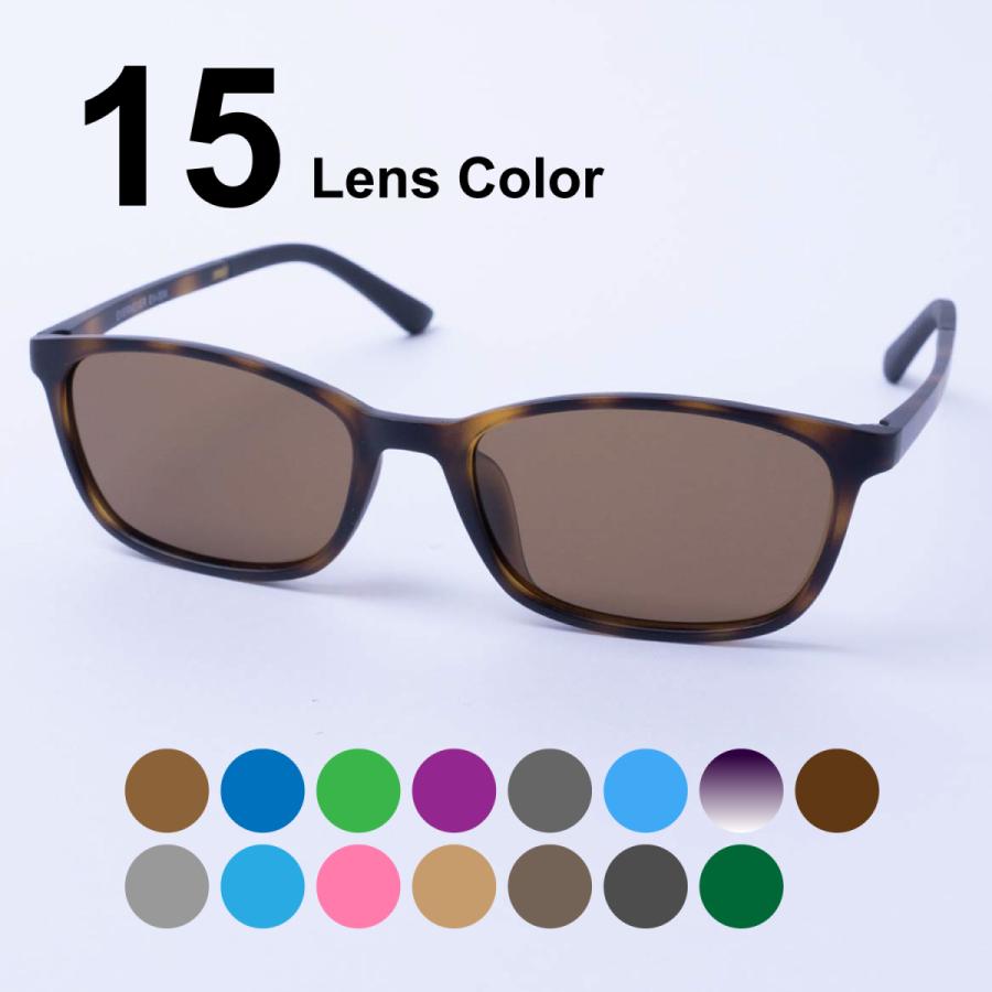 EVERNEVER レンズカラーで選ぶサングラス（やや小さめ〜ふつうサイズ
