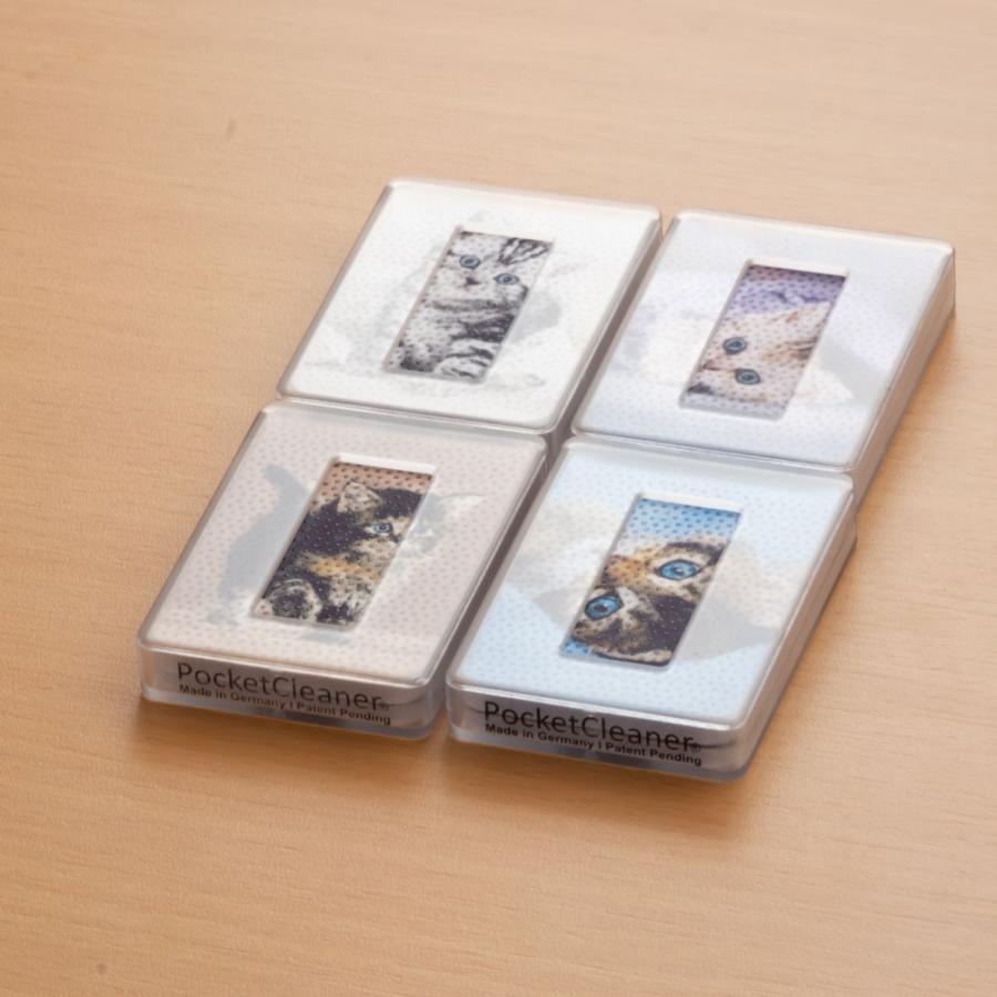 メガネ拭き 新しいコンパクト携帯クリーナー ポケットクリーナー 100