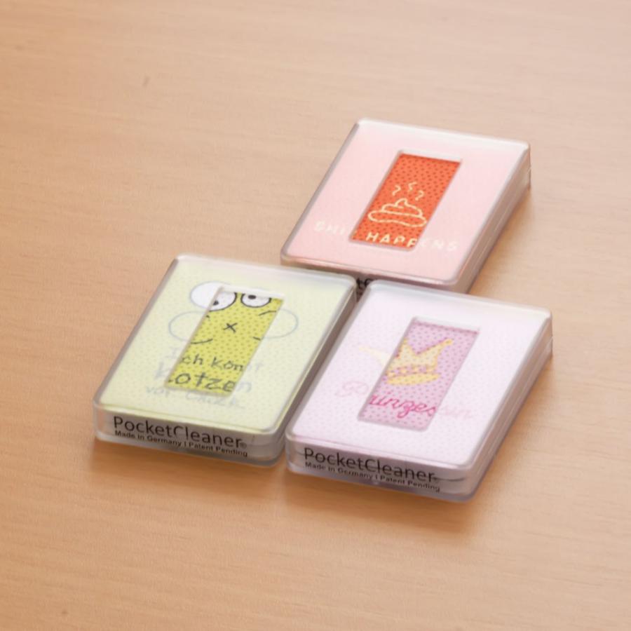 メガネ拭き 新しいコンパクト携帯クリーナー ポケットクリーナー 100