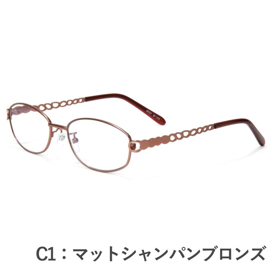 MIDI 老眼鏡 シニアグラス おしゃれ ブルーライトカット レディース