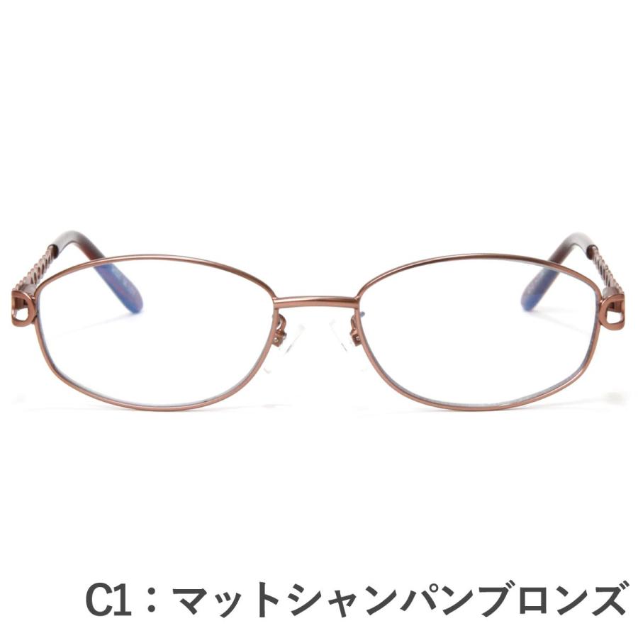 MIDI 老眼鏡 シニアグラス おしゃれ ブルーライトカット レディース