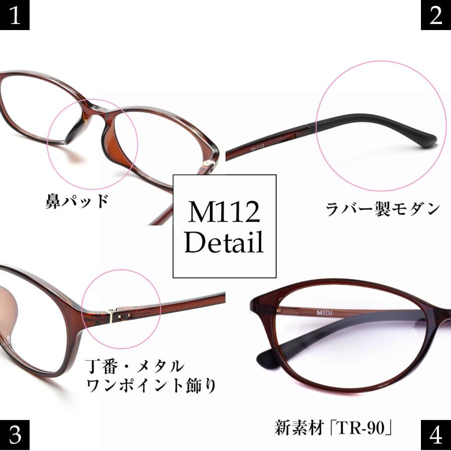 MIDI くもり止めコーティング付き特別仕様 老眼鏡 曇り止め シニア