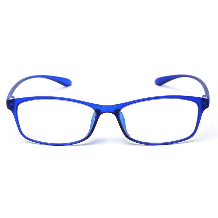 MIDI まとめ買い 3本セット 老眼鏡 シニアグラス おしゃれ ブルー