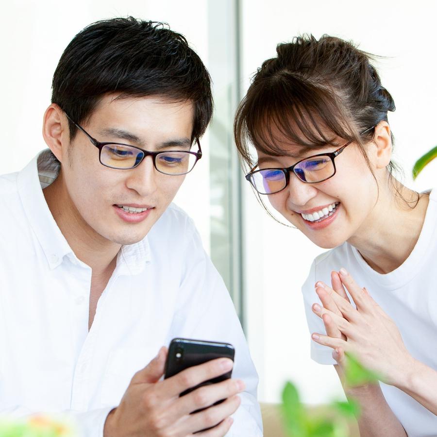 ブルーライトカットメガネ 伊達メガネ おしゃれ 紫外線カット (M-211) | MIDI | 19