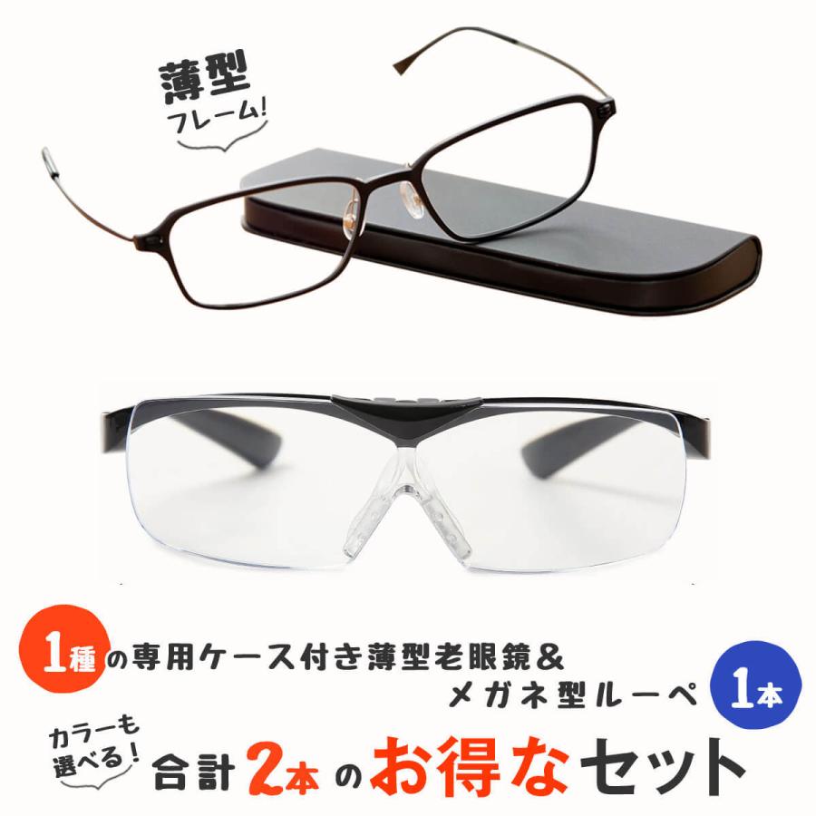 新品未使用　イタリア製老眼鏡　ルーペ イタリア製 ルーペ 眼鏡 携帯 ネックレス 老眼鏡 首掛け メガネ型 拡大