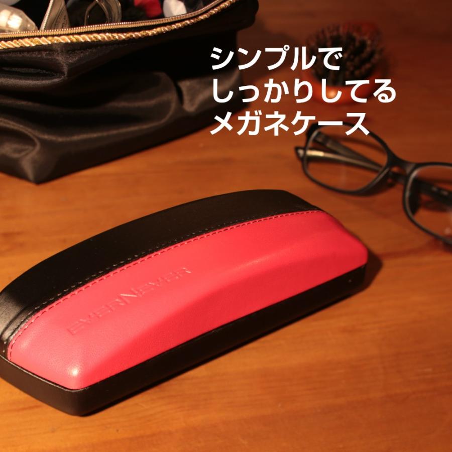 Lindberg クリアレッドファッションメガネ　ケース付き Lindberg クリアレッドファッションメガネケース付き