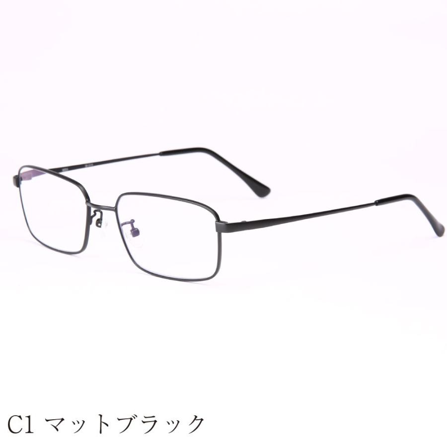 メガネ 度付き ブルーライトカット 紫外線カット (M-314S)｜readingglasses｜07