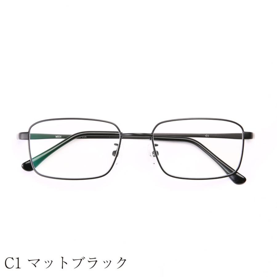 メガネ 度付き ブルーライトカット 紫外線カット (M-314S)｜readingglasses｜09