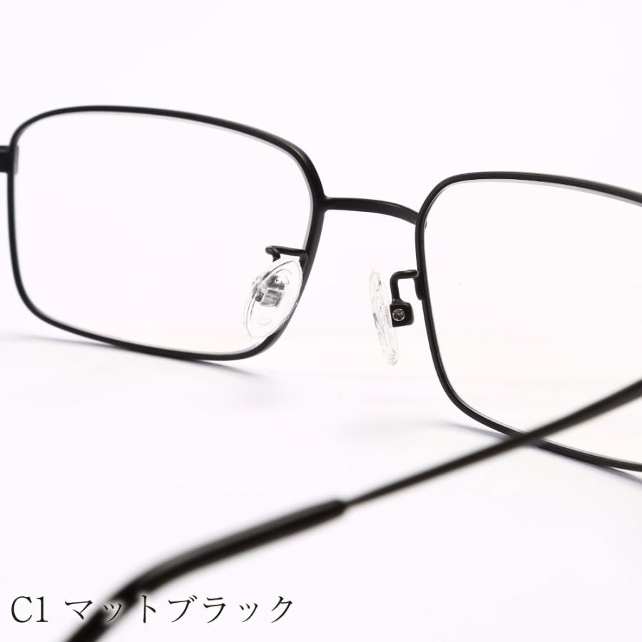 メガネ 度付き ブルーライトカット 紫外線カット (M-314S)｜readingglasses｜10