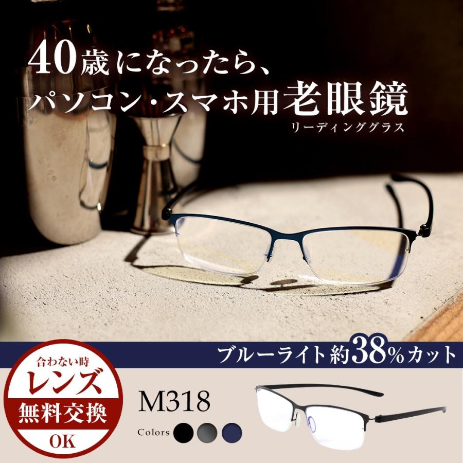MIDI 老眼鏡 シニアグラス おしゃれ メンズ 軽量 ブランド かっこいい