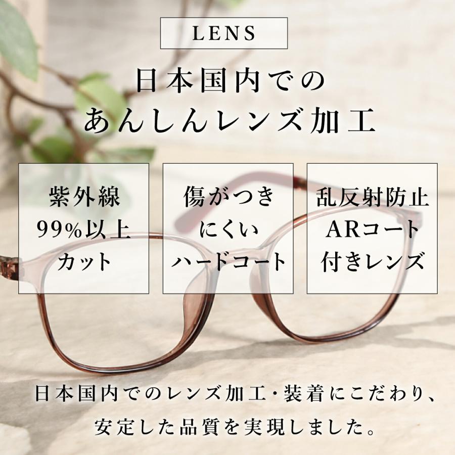 メガネ 度付き レディース おしゃれ 可愛い 眼鏡 度入り 度あり 度付き