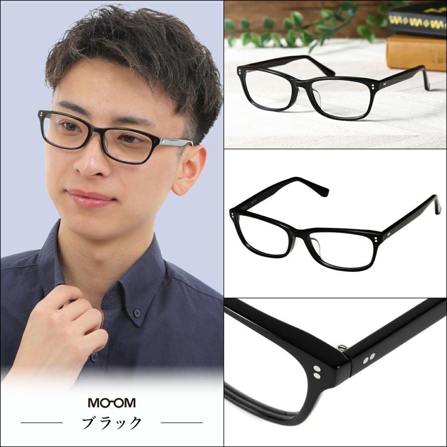 MOOM 老眼鏡 シニアグラス おしゃれ リーディンググラス 男性用 ブルー