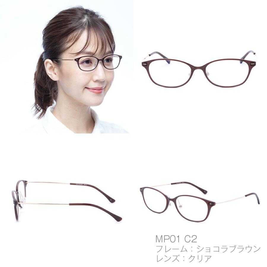MIDI メタルフレーム老眼鏡と薄型老眼鏡の2点セット 軽量 薄型フレーム