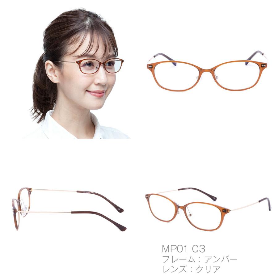 MIDI メタルフレーム老眼鏡と薄型老眼鏡の2点セット 軽量 薄型フレーム