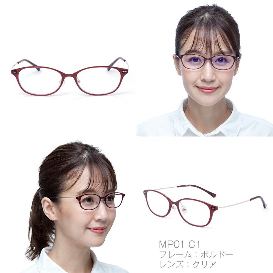 MIDI お得な2本セット 薄型 老眼鏡 シニアグラス おしゃれ ブルー