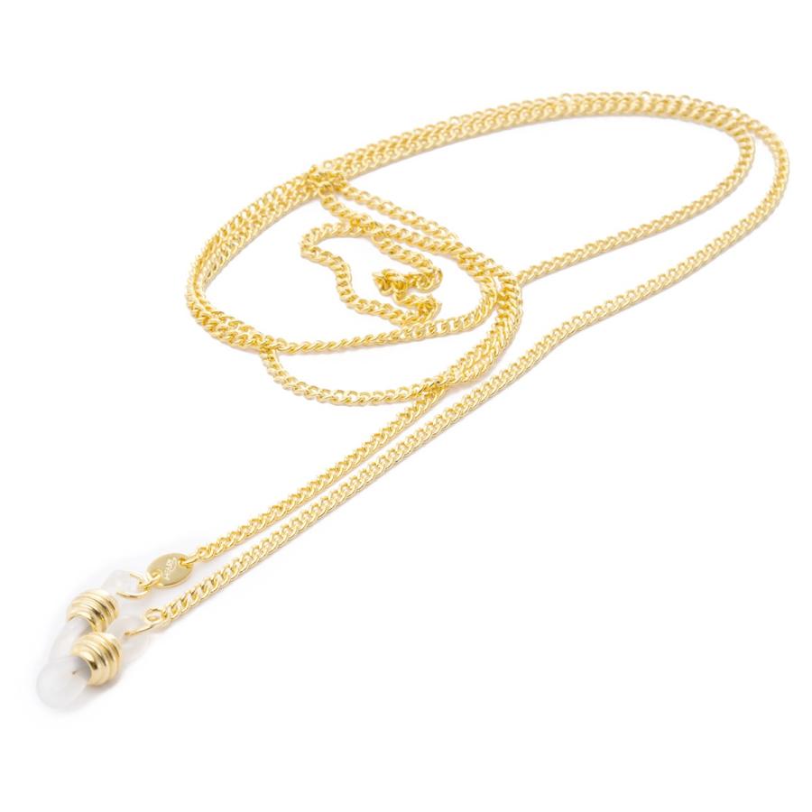 真鍮製メガネチェーン ゴールドメッキでお顔周りを彩るファッション