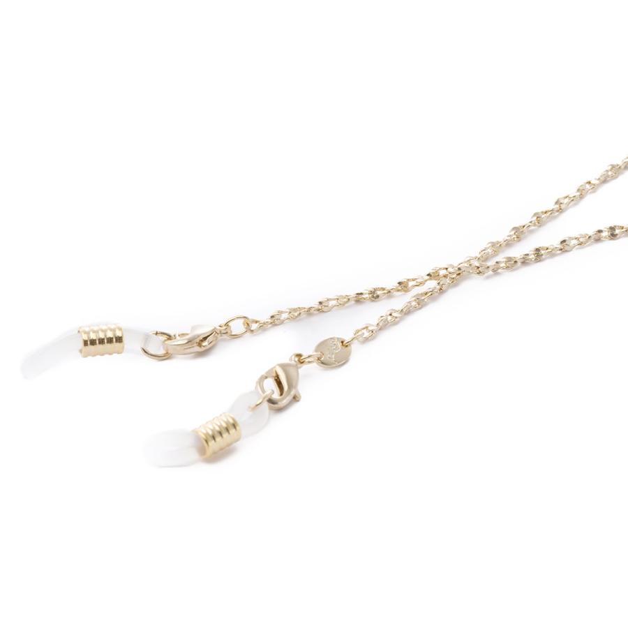 真鍮製メガネチェーン ゴールドメッキでお顔周りを彩るファッション