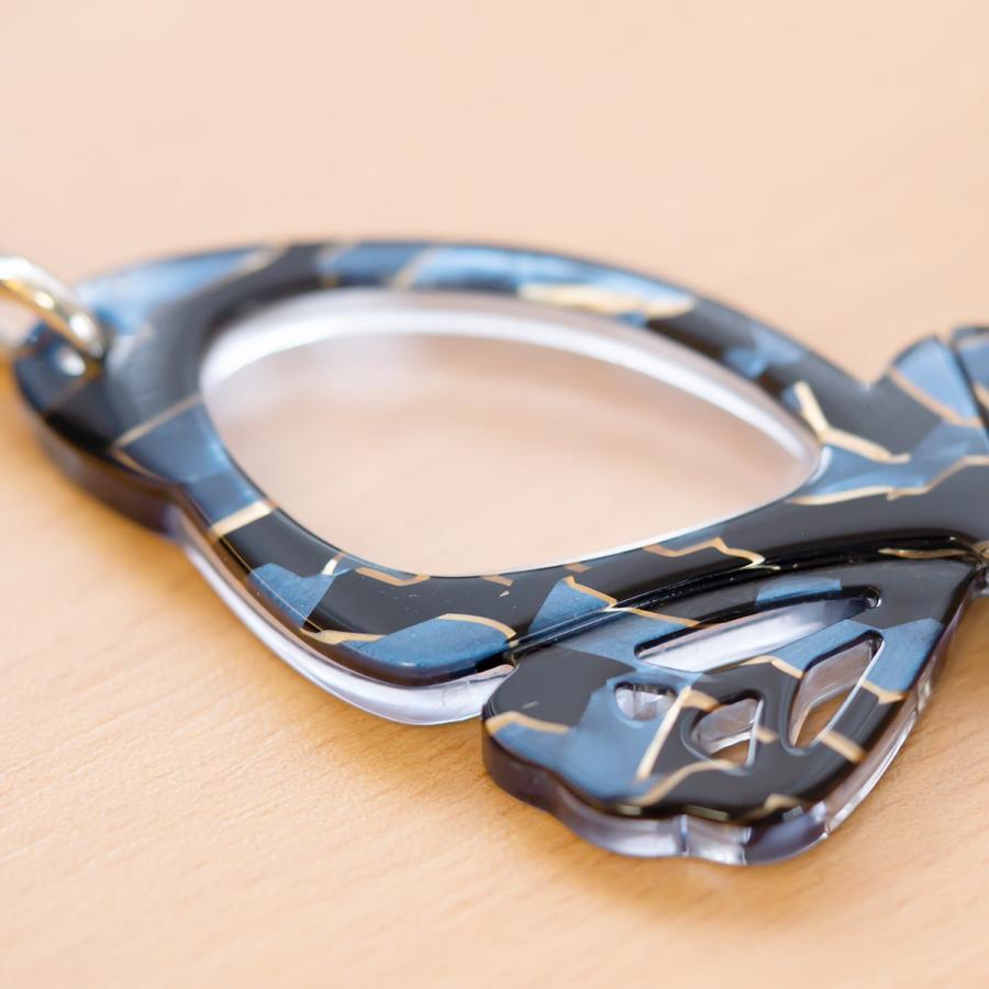 折りたためる老眼鏡タイプのペンダントルーペ 2タイプ : メガネ