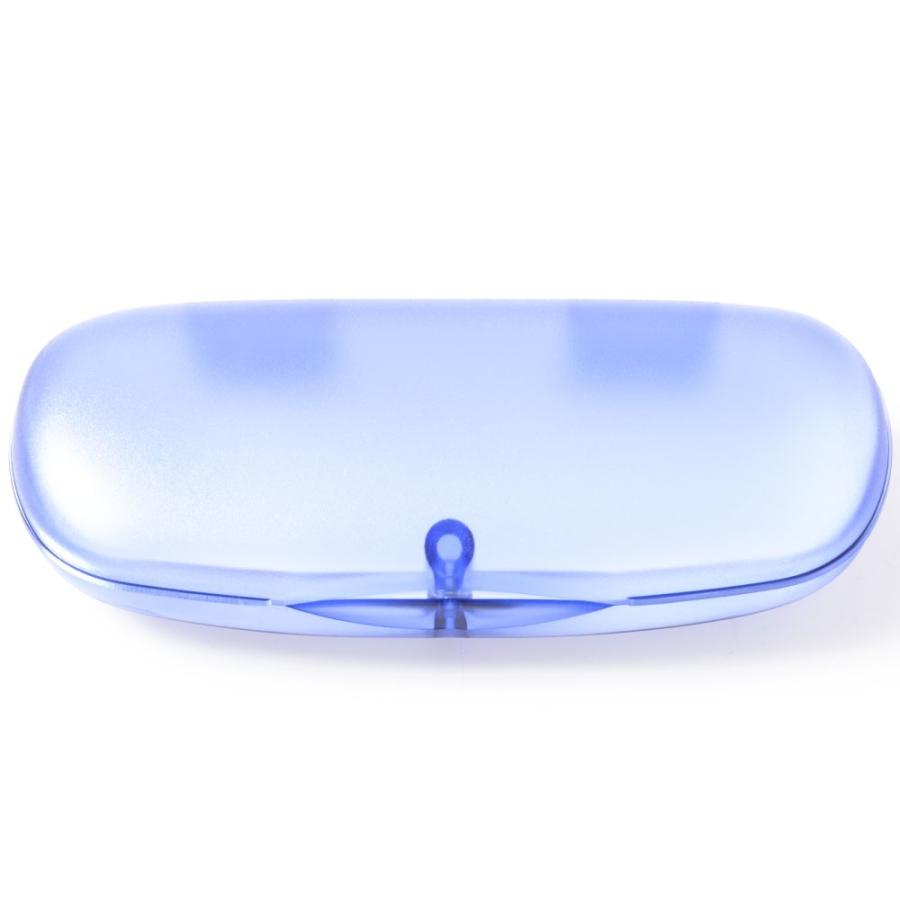 確認用☆ 新品、未使用　水色 メガネケース マグネット式 カラフルなメガネケース 6色から選べる 無地 マット表面加工 クリア