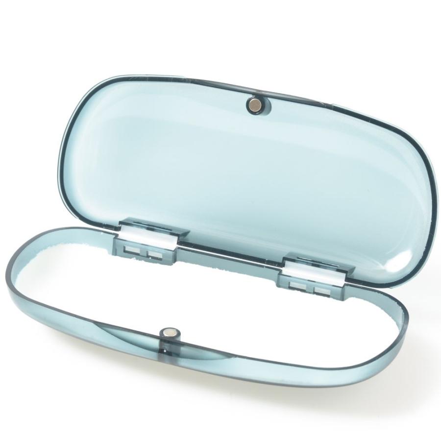 カラフルなメガネケース 6色から選べる 無地 マット表面加工 クリア