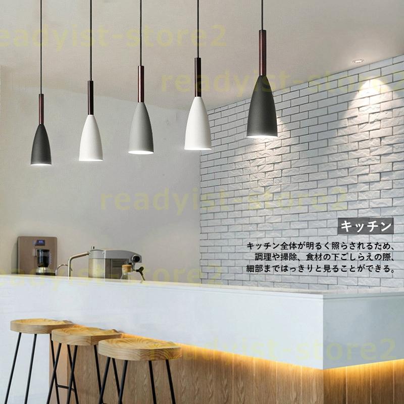 DIY ペンダントライト LED 北欧 木製 おしゃれ 照明器具 電球 天井 工事不要 お洒落  リビング ダイニング 引掛シーリング用 和風 部屋 寝室 電気 玄関｜readyist-store2｜03